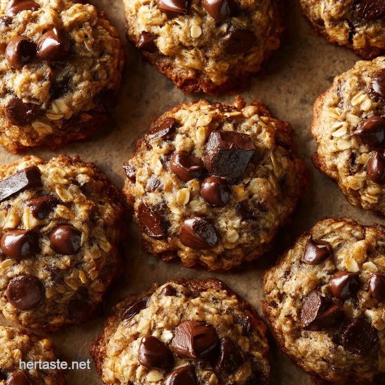 The Ultimate Chewy Banana Bread Chocolate Chip Cookies a Proper Crumbstunner presentation