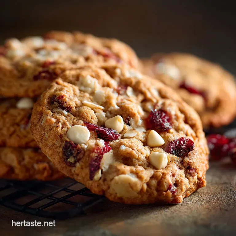 The Chewy Jumper Oatmeal Cranberry White Chocolate Cookies