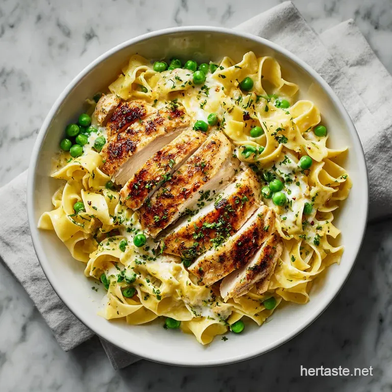 Chicken with Buttered Noodles