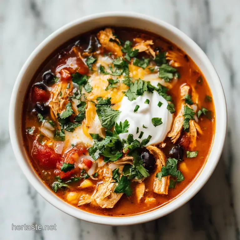 Chicken Enchilada Soup: Creamy and Flavorful
