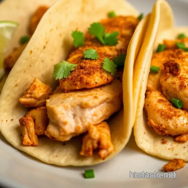 Chicken Tenderloin Tacos: The Ultimate Tex-Mex Delight presentation