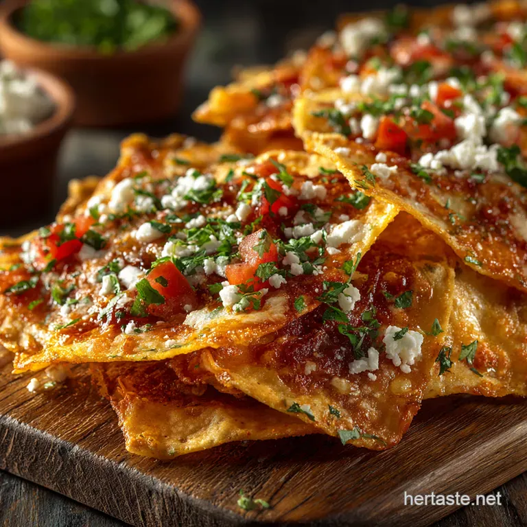 Chilaquiles Rojos a Truly Authentic Mexican Breakfast presentation