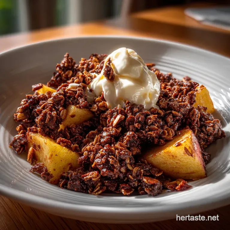 The Ultimate Chocolategranola Apple Wedges Recipe presentation