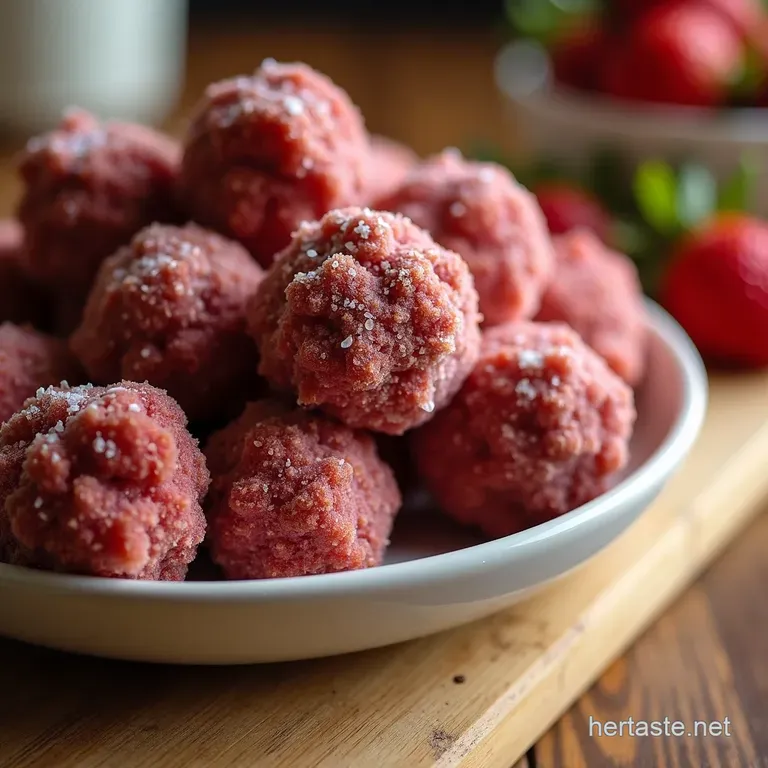 Chocolate Strawberry Swirl Yogurt Clusters presentation