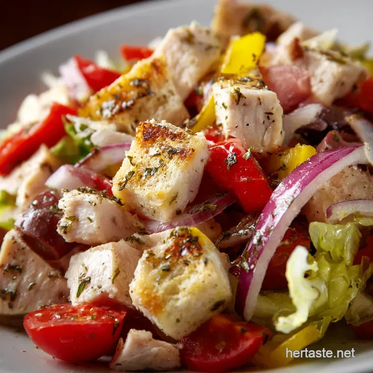 Chopped Chicken Antipasto Salad Hearty Italian Recipe in 25 Minutes