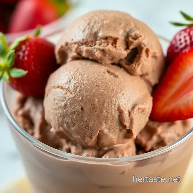 Churned Chocolate Strawberry Delight