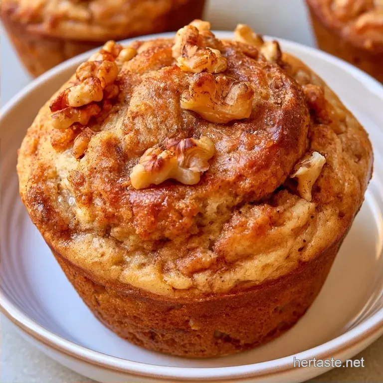 Cinnamon Banana Nut Muffins in 30 Minutes