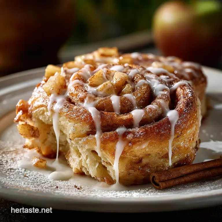 The Sticky Toffee Delight Cinnamon Roll Apple Cobbler