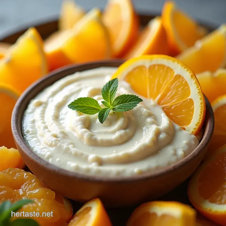 The Creamy Cloud Sunshine Citrus Honey Fruit Dip