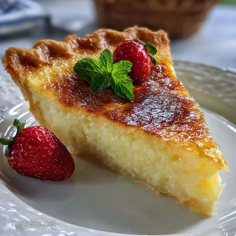 Classic Buttermilk Pie Recipe with Crackly Top