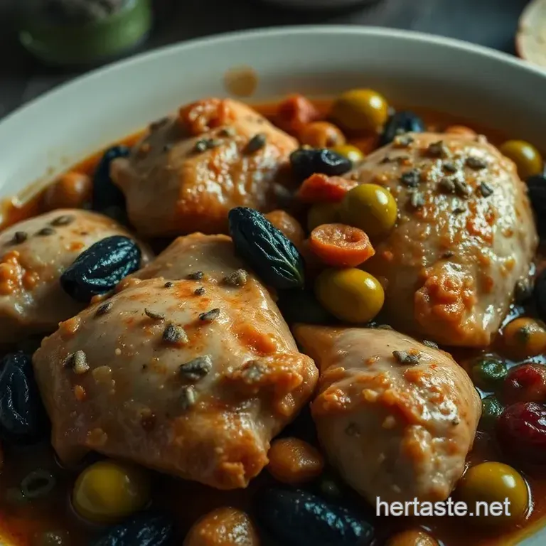 Classic Chicken Marbella with a Twist