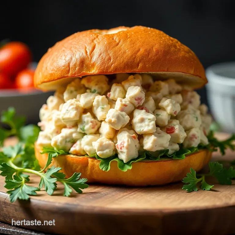 Classic Chicken Salad Sandwich: A Timeless Tradition presentation