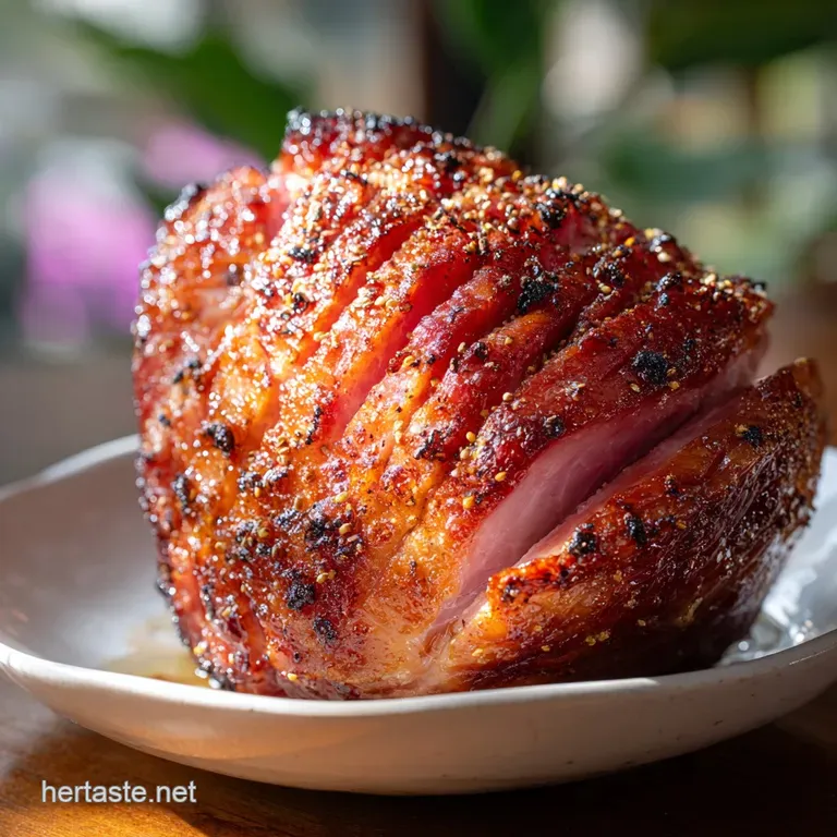 Classic Christmas Buffet Idea with Honey Glazed Ham