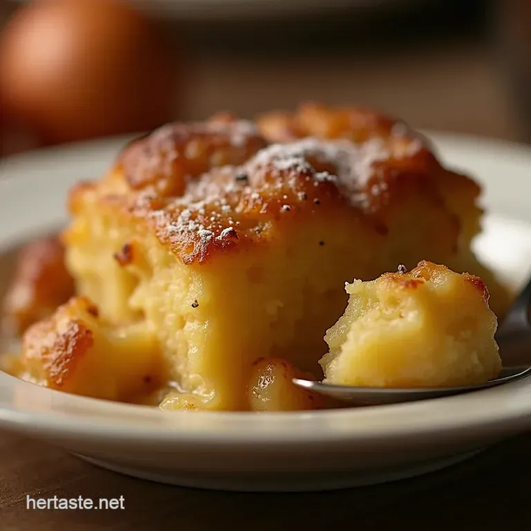 The No Leftover Left Behind Classic Bread Pudding presentation