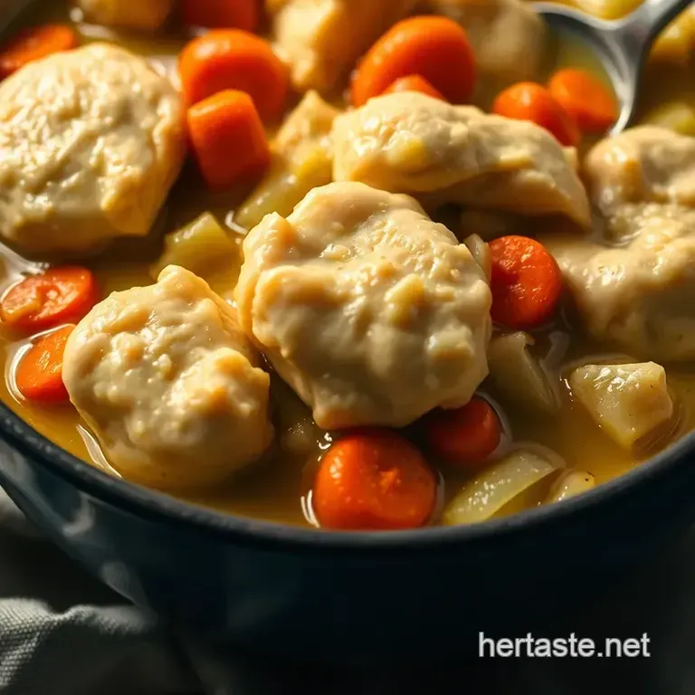 Classic Comfort Chicken and Dumplings presentation