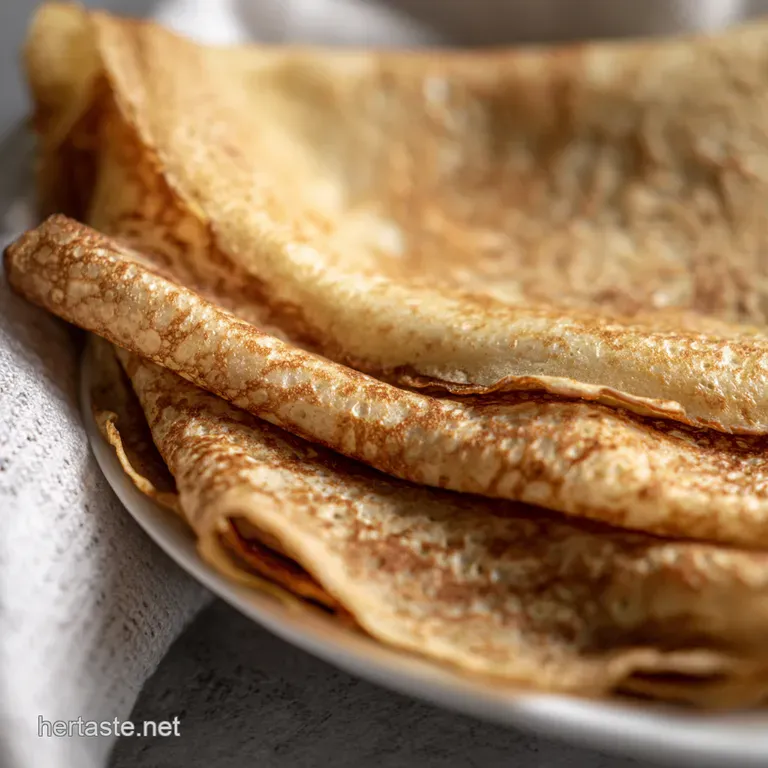 Classic French Crepes Thin Light and Utterly Delicious