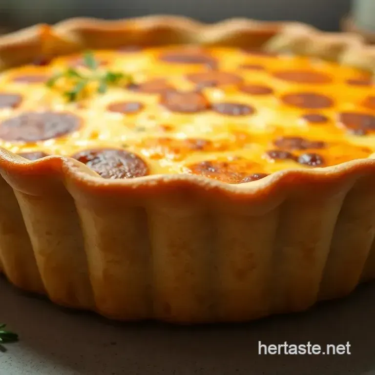 Classic French Quiche Lorraine: A Creamy  Savoury Treat