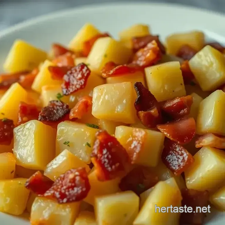 Classic German Warm Potato Salad (Kartoffelsalat)