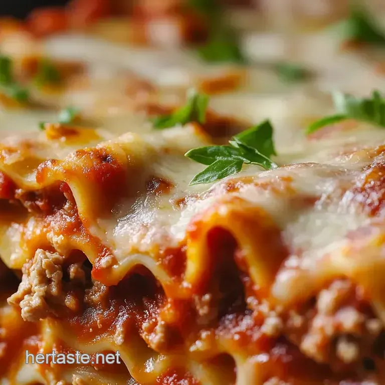 Classic Italian Lasagna: A Layered Symphony of Flavor