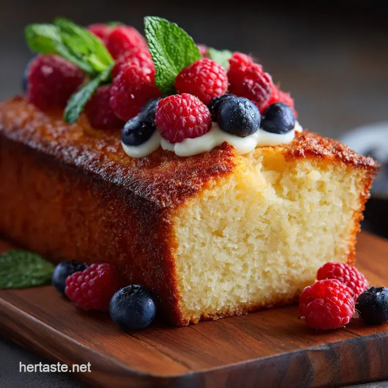 Classic Vanilla Bean Low Carb Keto Pound Cake presentation