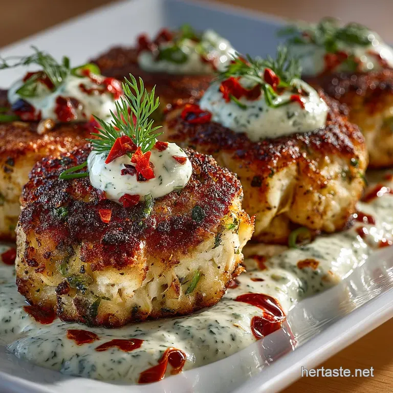 The Ultimate Classic Lump Crab Cakes Recipe with Zesty Dill Sauce