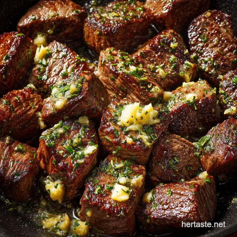 Steak Tips: Classic Pub-Style with Herb Butter
