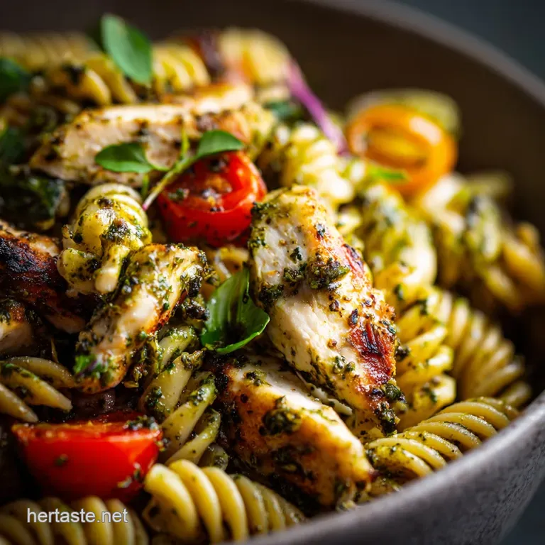 The Italian Job Sunshine Pesto Chicken Pasta Salad