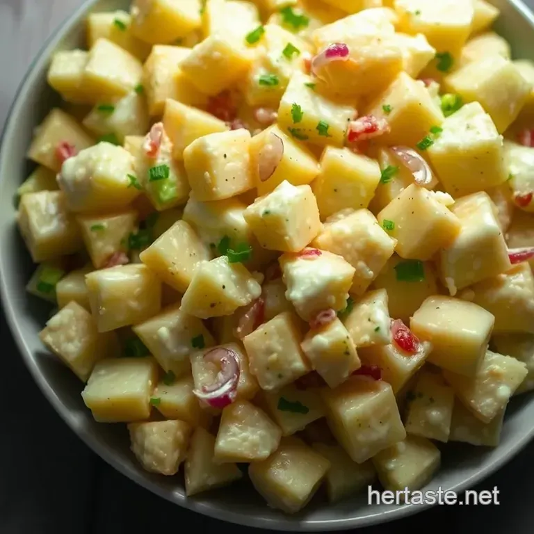 Classic Southern Potato Salad with a Twist presentation