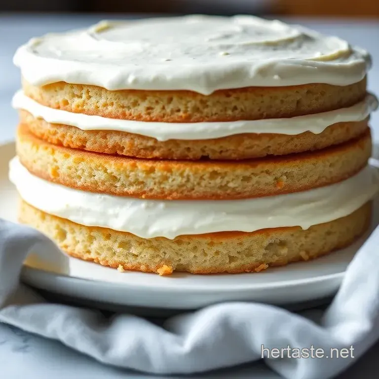Classic Vanilla Layer Cake with Buttercream Frosting