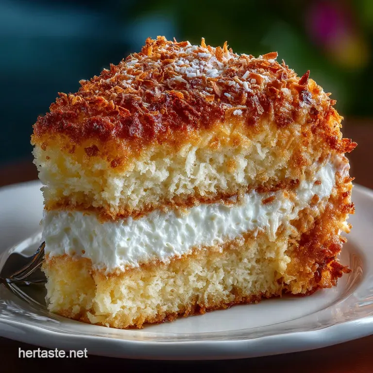 Coconut Cake: the Ultimate Cloud-Soft Layer Cake presentation