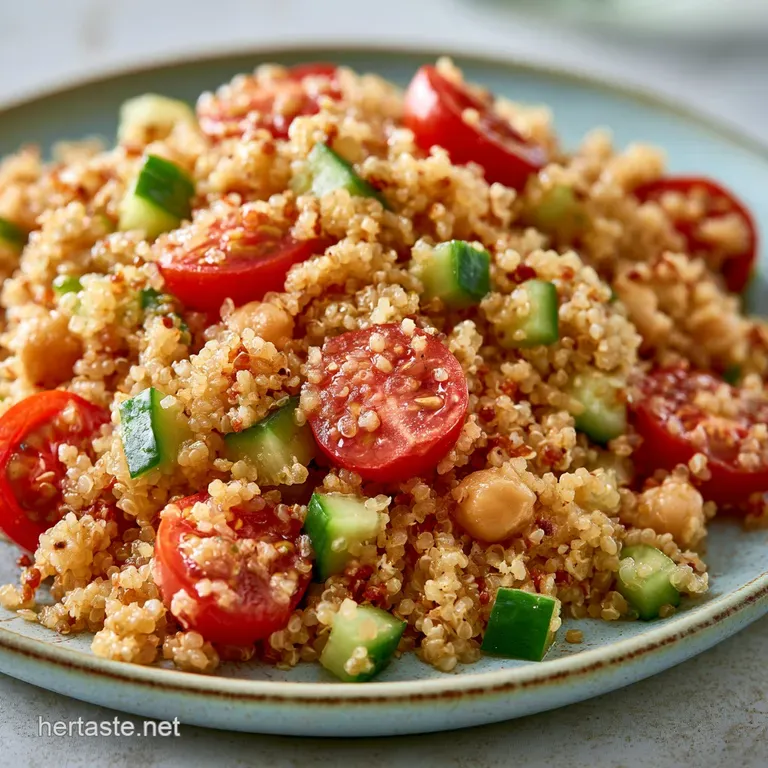 Cold Quinoa Salad Bowl: Fresh and Hearty