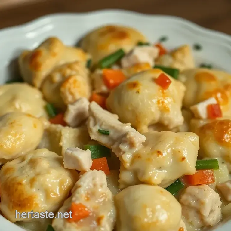 Comforting Chicken and Dumpling Casserole