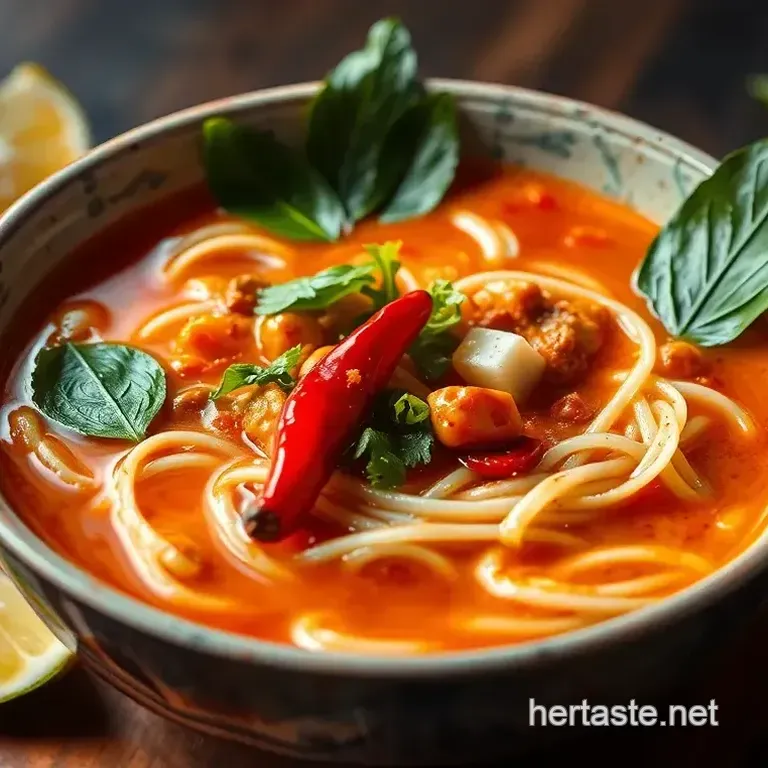 Deliciously Easy: Cook Spicy Noodle Tom Yum Soup Quickly in 30 Minutes!