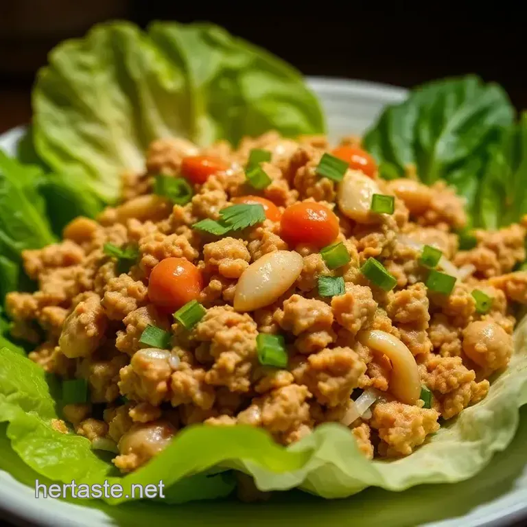 Copycat PF Chang s Chicken Lettuce Wraps
