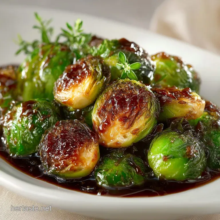 Copycat Longhorn Steakhouse Brussels Sprouts with Maple Glaze