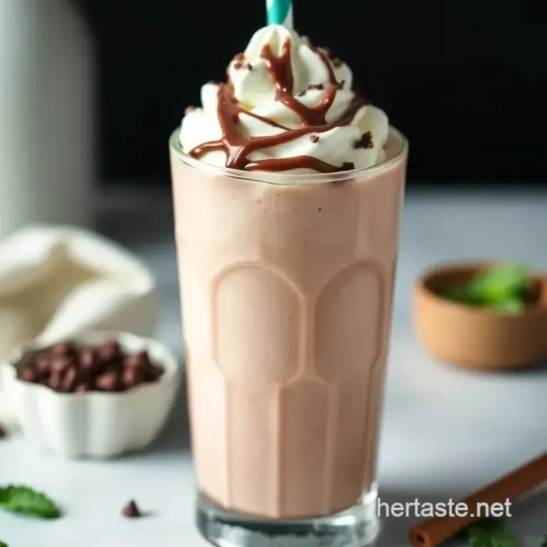 Copycat Wendy’s New Frosty Flavor – Creamy Chocolate-Mint Frozen Treat presentation