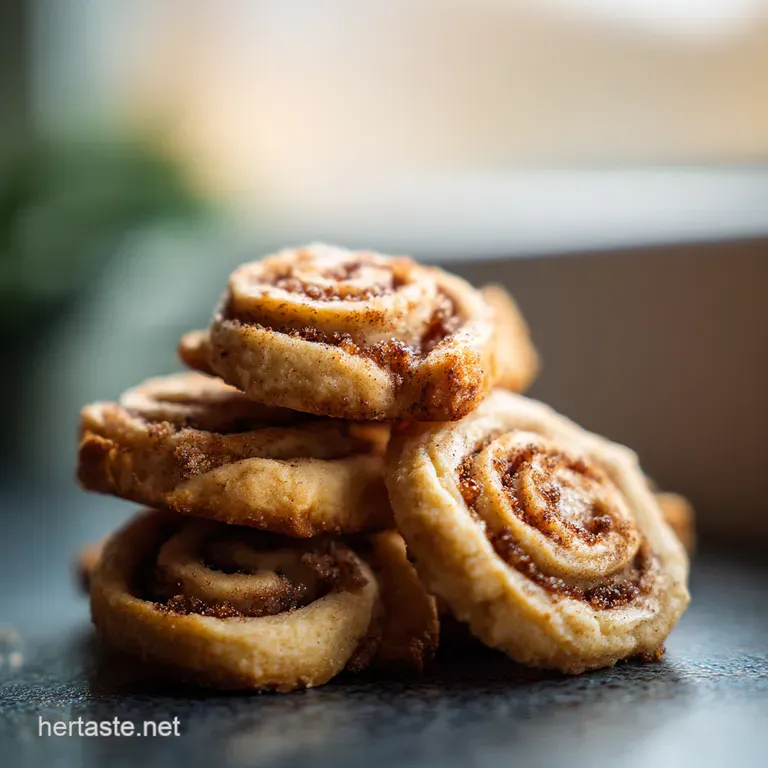 Cosy Kitchens Swirl of Delight Cinnamon Roll Cookies presentation
