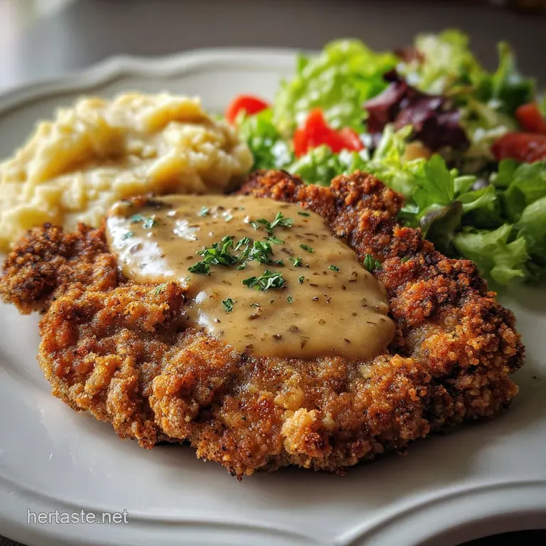 Country Fried Steak Recipe with Velvety Gravy