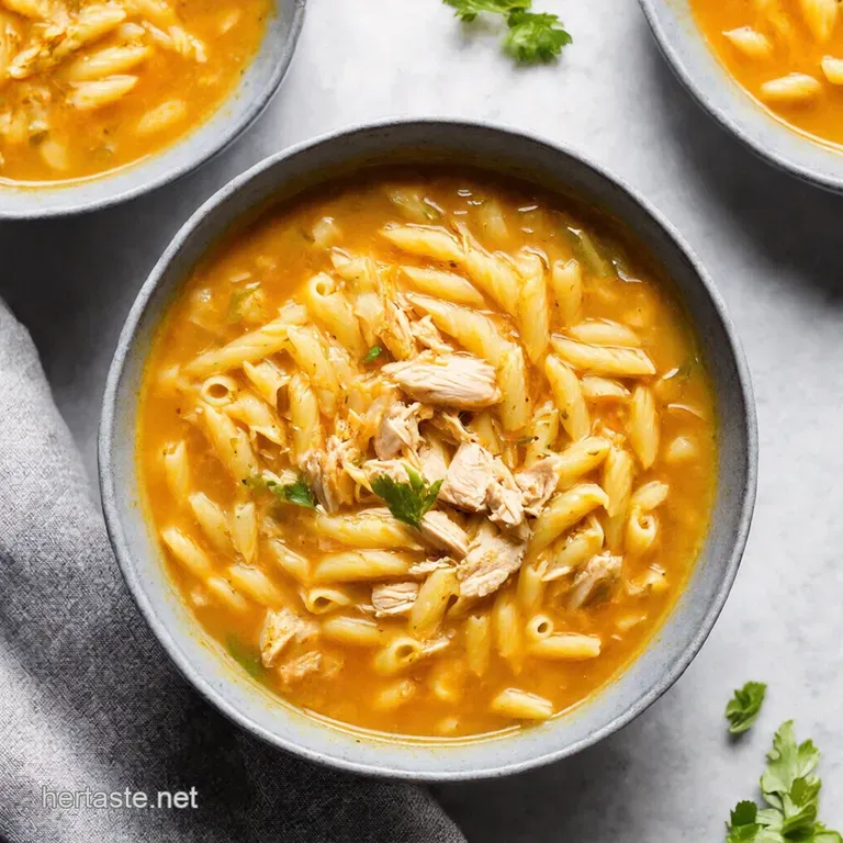 Cozy Chicken Orzo Soup