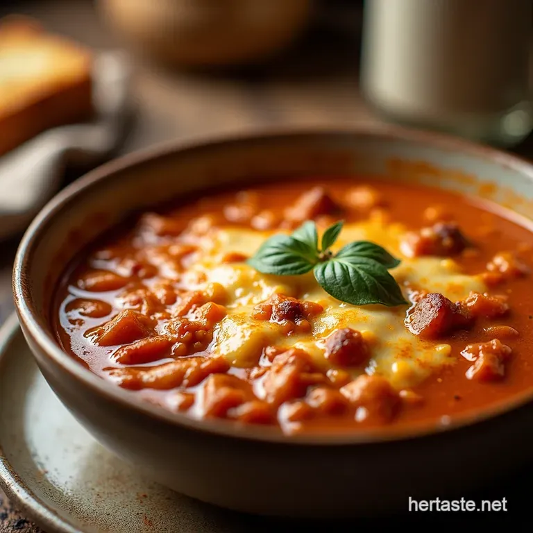 Cozy Up Creamy Lasagna Soup A Weeknight Winner presentation
