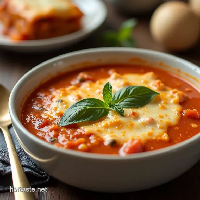 Cozy Up with My Favorite Easy Creamy Lasagna Soup
