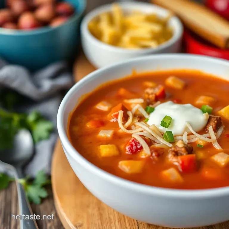 Hearty Taco Soup Recipe Quick Easy Oh So Cozy