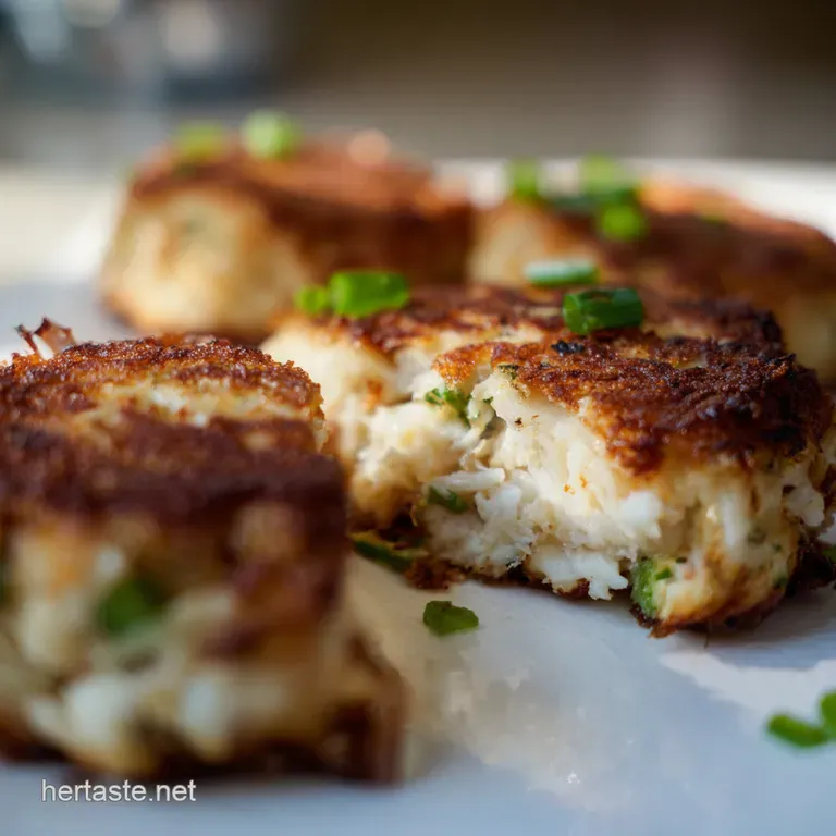 Crab Cakes Fit for a King or Queen presentation