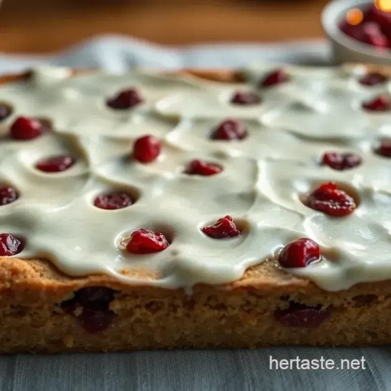 Cranberry Bliss Bars: Festive Delights with Creamy Frosting