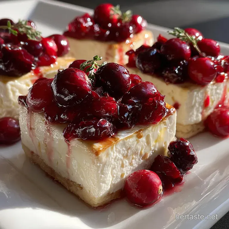 Wedges of cranberry brie pastry artfully arranged on a white plate. Tart cranberries offer a festive color contrast.