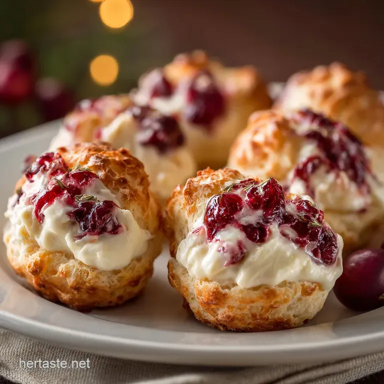 Cranberry Cream Cheese Crescent Bites: Easy 30-Minute Festive Appetizer presentation