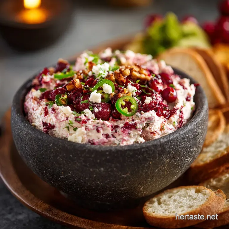 Cranberry Jalapeno Cream Cheese Dip: Easy Sweet Spicy Holiday Appetizer
