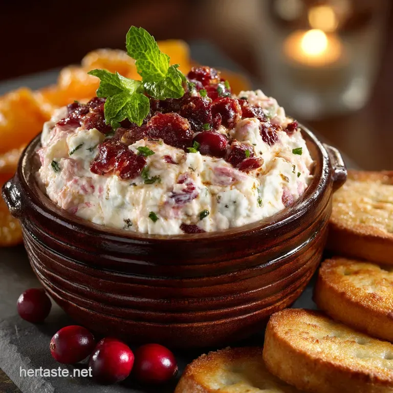 The Creamy Dreamy CranberryOrange Holiday Dip