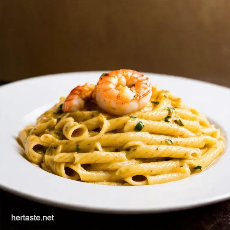 Creamy Cajun Shrimp Pasta a Louisiana Love Affair presentation
