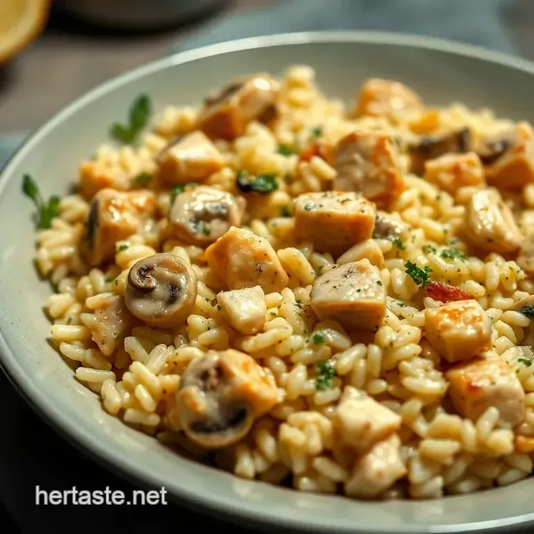 Comforting Chicken Cream of Mushroom Rice: A Family Favourite